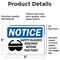 Signmission 3.5 in Height, 5 in Width, Vinyl Decal, Rectangle OS-2PACK-NS-D-35-L-18175 - alternate 3